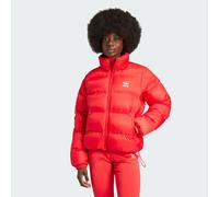 ADIDAS Originals Womens Adicolor Short Puffer Jacket - Red - Size Medium
