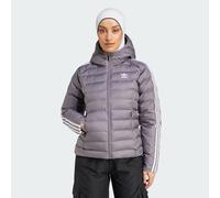 adidas Originals Womens Adicolor Slim Jacket - Grey Recycled Material - Size Medium