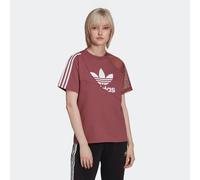 adidas Originals Womens Adicolor Split Trefoil T-Shirt - Burgundy / UK 6