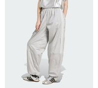 adidas Originals Womens Adicolor Teamgeist Oversized Track Pants - Grey Recycled Material - Size Medium
