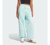 adidas Originals Womens Adicolor Teamgeist Oversized Track Pants - Turquoise Recycled Material - Size 2XS