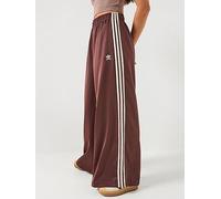 adidas Originals Women's Adicolor Track Pant Satin Wide Leg - Brown, Auburn, Size 10, Women Auburn