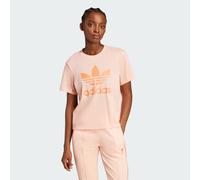 ADIDAS Originals Womens Adicolor Trefoil Boxy Tee - Pink - Size X-Small