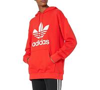 adidas Originals Women's Adicolor Trefoil Hoodie, Red, Small
