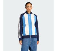 ADIDAS Originals Womens ARCHIVE CUTLINE KNIT TRACK TOP - Blue/Navy - Size Small
