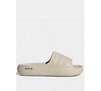 adidas Originals Women's Ayoon Sliders - Beige, Clr Brown/Core Black/Clr Brown, Size 7, Women Clr Brown/Core Black/Clr Brown