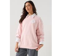 adidas Originals Womens Branded Crew Top, Pink, Size Xl, Women Pink