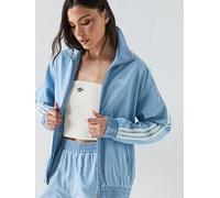 adidas Originals Women's Denim Fire Bird Tracksuit Top, Light Denim, Size M, Women Light Denim