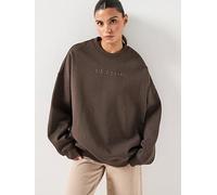 adidas Originals Women's Essential Linear Crew, Shadow Olive, Size Xl, Women Hadow Olive