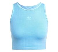 adidas ORIGINALS WOMEN'S ESSENTIALS+ CROP TANK TOP TEE BABY BLUE RETRO CUTE NEW