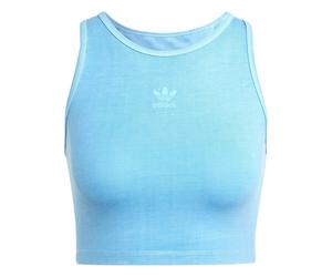 adidas ORIGINALS WOMEN'S ESSENTIALS+ CROP TANK TOP TEE BABY BLUE RETRO CUTE NEW