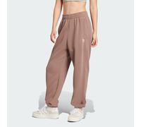 adidas Originals Womens Essentials French Terry Joggers - Brown Cotton - Size Small