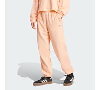 adidas Originals Womens Essentials French Terry Joggers - Pink Cotton - Size Large
