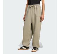 adidas Originals Womens Essentials Linear Jogger Pant Oversized - Grey - Size Small