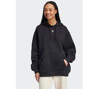 adidas Originals Womens Essentials Oversized Hoodie - Black, Black, Size S, Women Black