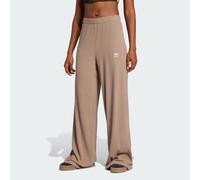 adidas Originals Womens Essentials Wide Rib Pants - Brown - Size 2XS