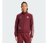 adidas Originals Womens FC Bayern Terrace Icons Track Top - Dark Red - Size Large