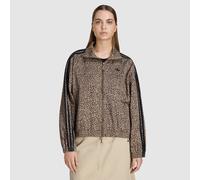 Adidas Originals Firebird Oversized Denim Jacket Brown M Women