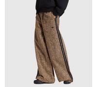 adidas Originals Womens Firebird Denim Trousers Leopard Print