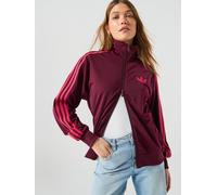 adidas Originals Womens Firebird Loose Track Top, Burgundy, Size M, Women Burgundy