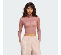 adidas Originals Womens Firebird Seamless Track Top - Coral - Size X-Small