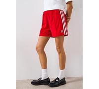 adidas Originals Women's Firebird Shorts - Red, Better Scarlet/White, Size Xl, Women Better Scarlet/White