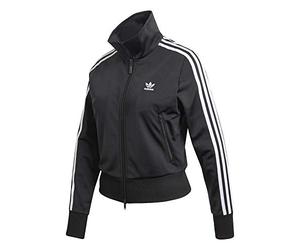 adidas Originals Women's Firebird Track Jacket, Black/White, XS