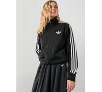 adidas Originals Women's Firebird Track Top Loose, Black/White, Size S, Women Black/White