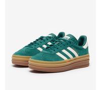 Adidas Women's Gazelle Bold W Collegiate Green/Off White/Gold Met.