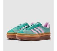 Adidas Women's Gazelle Bold Sneaker Powder Teal/Bliss Lilac/Pure Teal
