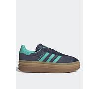 adidas Originals Womens Gazelle Bold - Blue, Blue, Size 8.5, Women Blue