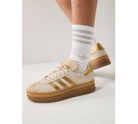 adidas Originals Womens Gazelle Bold Trainers, Cream White, Size 4, Women Cream White