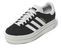 (3.5) adidas Gazelle Bold Womens Fashion Trainers in Black White