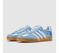 adidas Originals Womens Gazelle Indoor Trainer - Blue - Size 3.5