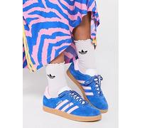 adidas Originals Women's Gazelle Trainers - Blue/Orchid Fusion/Gum 3, Blue/Orchid Fusion/Gum 3, Size 5, Women Blue/Orchid Fusion/Gum