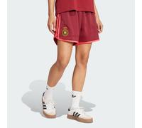 ADIDAS Originals Womens Germany Shorts - Red Recycled Material - Size Medium