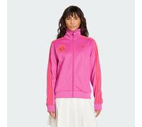 adidas Originals Womens Graphic Crest Beckenbauer Track Top - Pink Cotton - Size Small