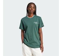 ADIDAS Originals Womens Graphic Loose Tee - Green - Size X-Small