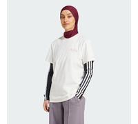 ADIDAS Originals Womens Graphic Loose Tee - White - Size Small