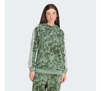 adidas Originals Womens Hoodie - Green Cotton - Size X-Small