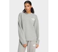 adidas Originals Womens Knitted Sweatshirt, Grey, Size S, Women Grey