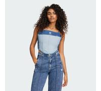 Adidas Originals Women's Kseniaschnaider Denim Corset Blue All Sizes RRP £50
