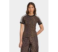 adidas Originals Women's Leopard Cali T-Shrit, Multco, Size L, Women Multco