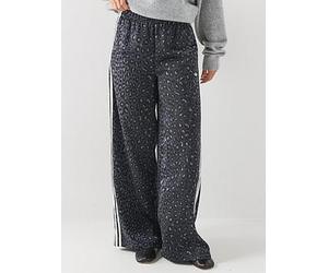 adidas Originals Womens Leopard Print Satin Track Pants, Multicolor, Size Xs, Women Print