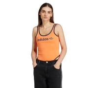 adidas Originals Women's Linear Logo Bodysuit Orange Body Top Womens Sports