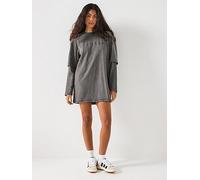 adidas Originals Women's Long Sleeve Dress, Utility Black, Size M, Women Utility Black