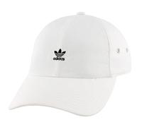adidas Originals Women's Mini Logo Relaxed Adjustable Cap, White/Black, One Size