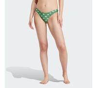adidas Originals Womens Monogram Bikini Bottoms - Green Recycled Material - Size Medium/Large