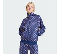 adidas Originals Womens Monogram Firebird Fermuarlı Üst - Navy Recycled Material - Size X-Small