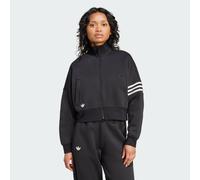 ADIDAS Originals Womens Neuclassics Track Top - Black Cotton - Size 2XS